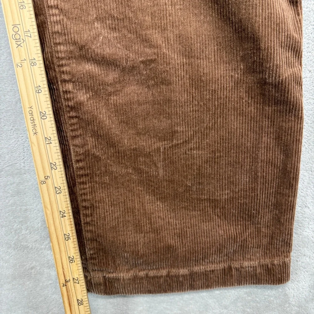 Vintage Gap Pants Women's 6 Corduroy Brown Wide Leg Hi Rise Casual Retro Trouser